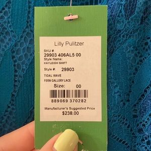 Lilly Pulitzer Teal Dress Size 00